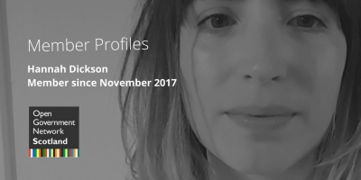 Know your network: Hannah Dickson - UK Open Government Network